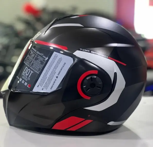 CASCO ABATIBLE ICH 3110 KHAM NEGRO GRIS O MATE XL