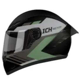 CASCO INTEGRAL ICH 501_SP DONE NEGRO VERDE MATE XL