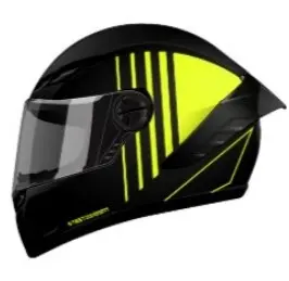 CASCO INTEGRAL ICH 501_SP LAUDA NEGRO AMARILLO BRILLO L 