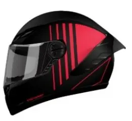 CASCO INTEGRAL ICH 501_SP LAUDA NEGRO ROJO MATE XL