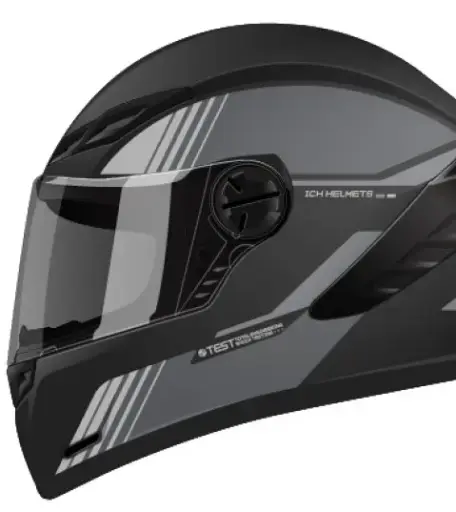 [205217] CASCO INTEGRAL ICH 501_SP SLASA NEGRO GRIS O BRILLO XL